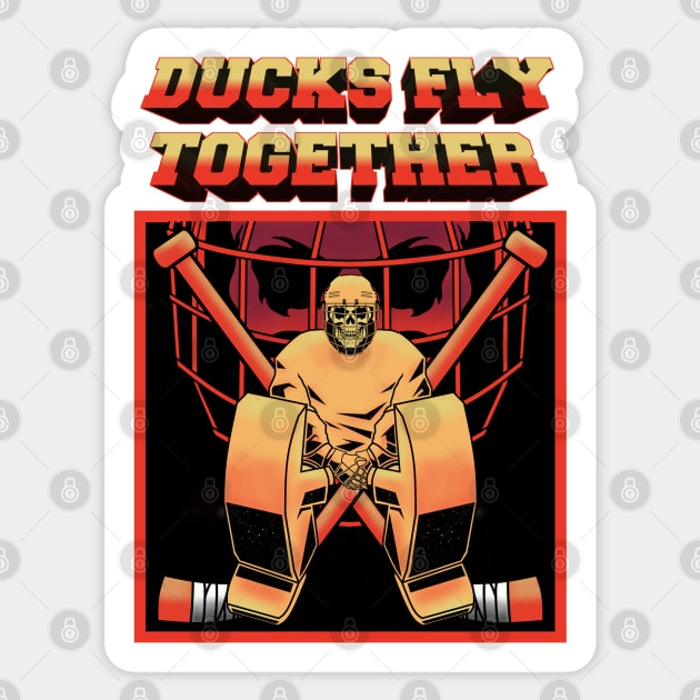 DUCKS FLY TOGETHER Sticker by BURN444